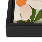 Freya's flower - greenery Framed Canvas Print Gallery Image 3
