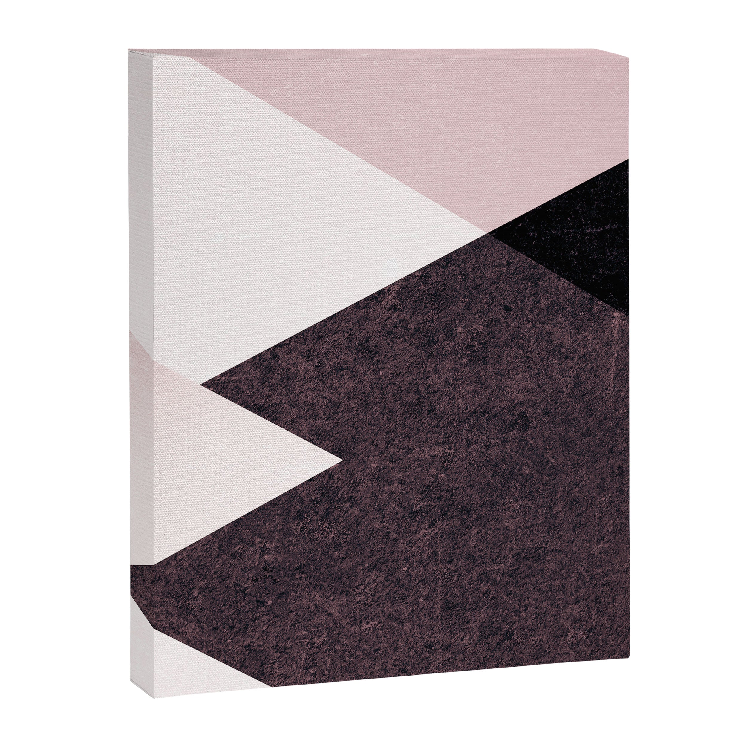 Geometrics III - pink granite & marble Canvas Print Gallery Image 6