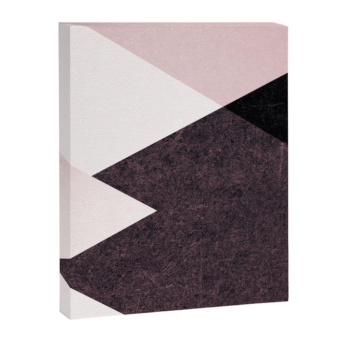 Geometrics III - pink granite & marble Canvas Print Gallery Image 1