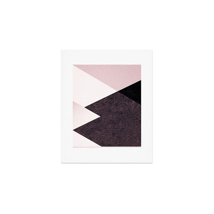 Geometrics III - pink granite & marble Art Print Gallery Image 1