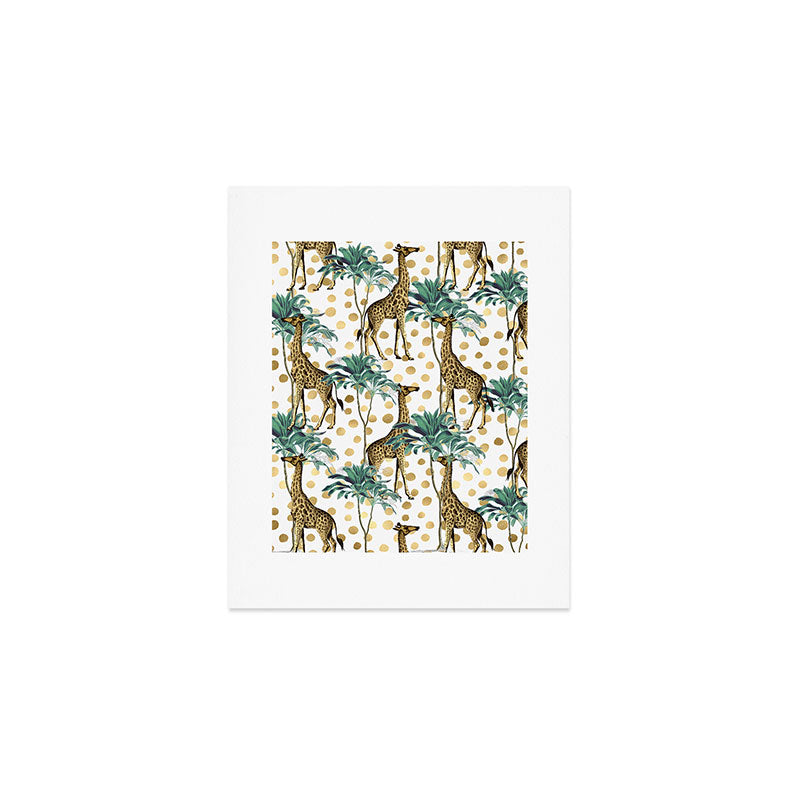 Giraffe Safari Art Print Gallery Image 1
