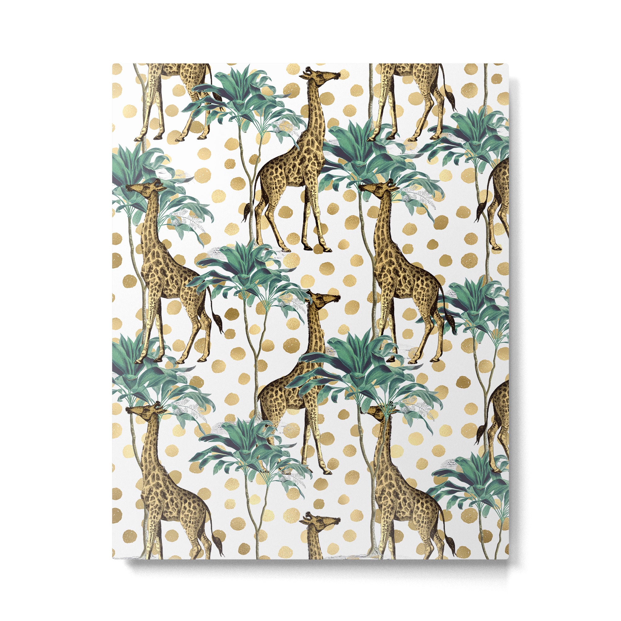 Giraffe Safari Metal Print Gallery Image 6