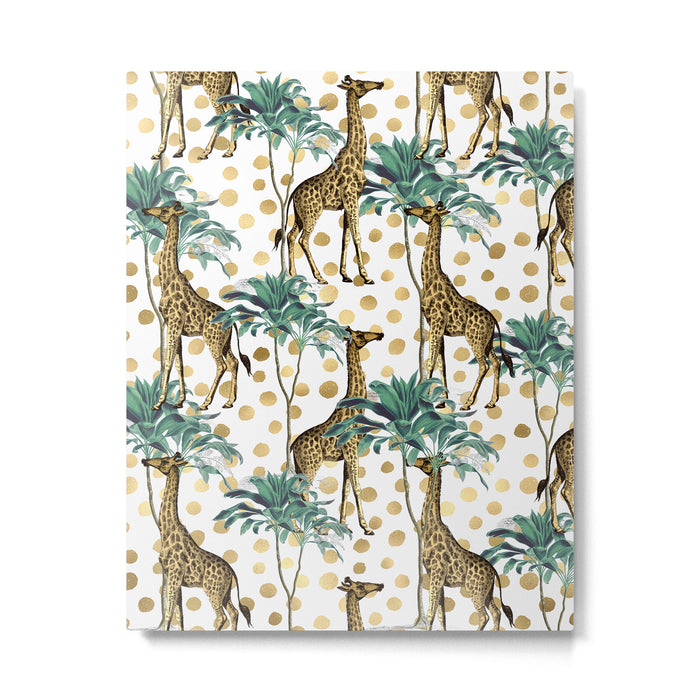 Giraffe Safari Metal Print Gallery Image 1
