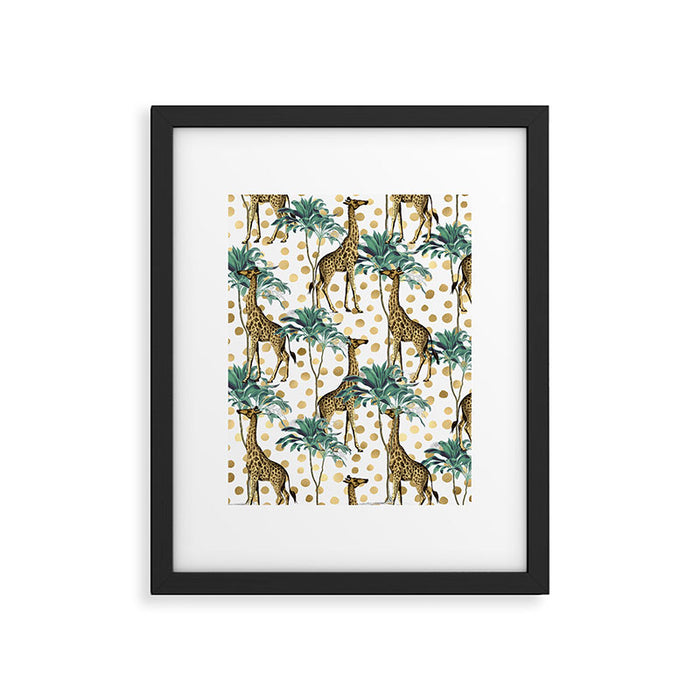 Giraffe Safari Framed Art Print Gallery Image 1