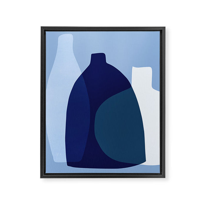 Glass vases II Framed Canvas Print Gallery Image 1