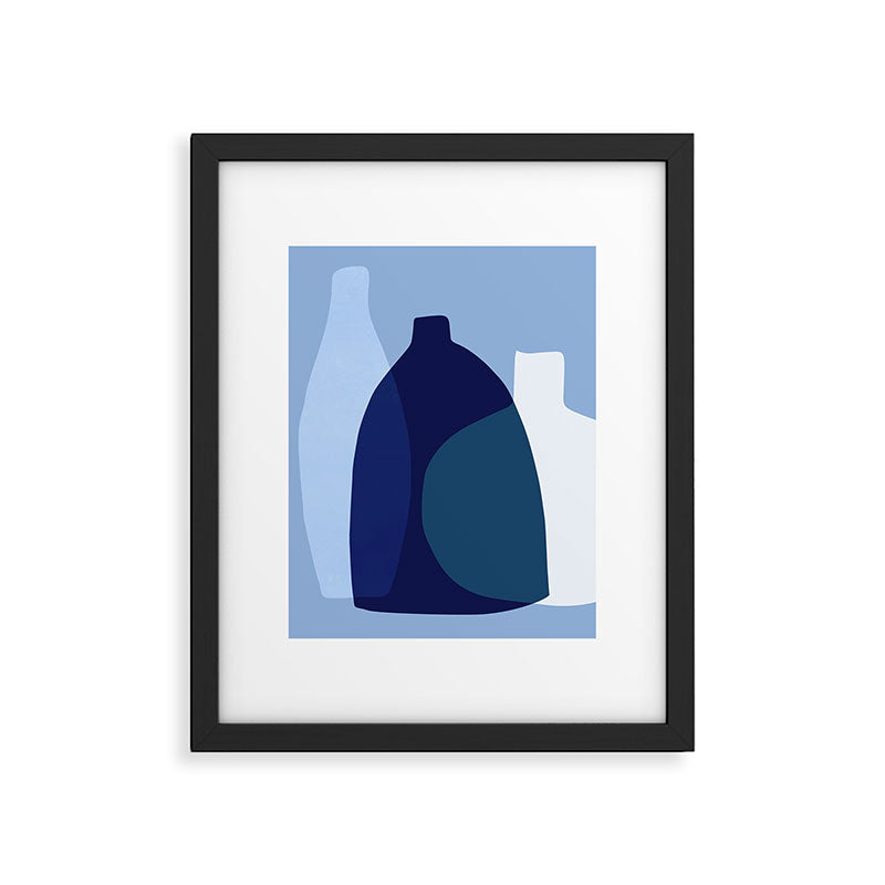 Glass vases II Framed Art Print Gallery Image 5