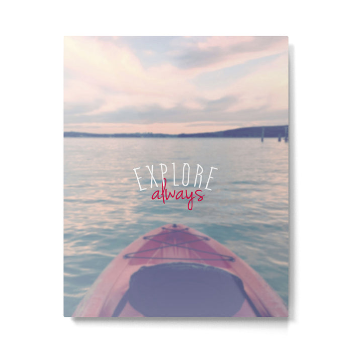 Go Explore Metal Print Gallery Image 1