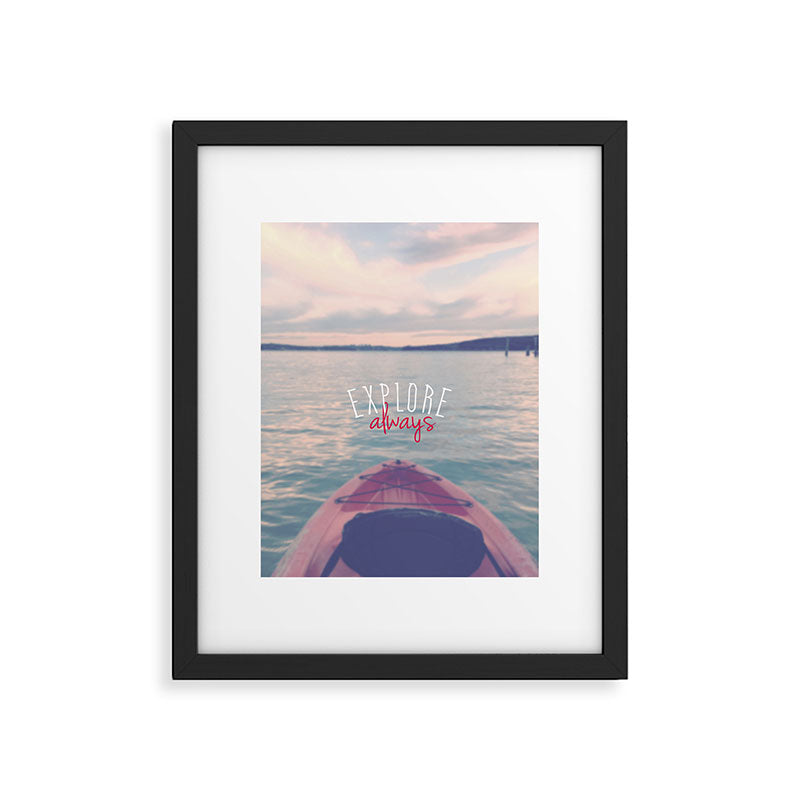 Go Explore Framed Art Print Gallery Image 6