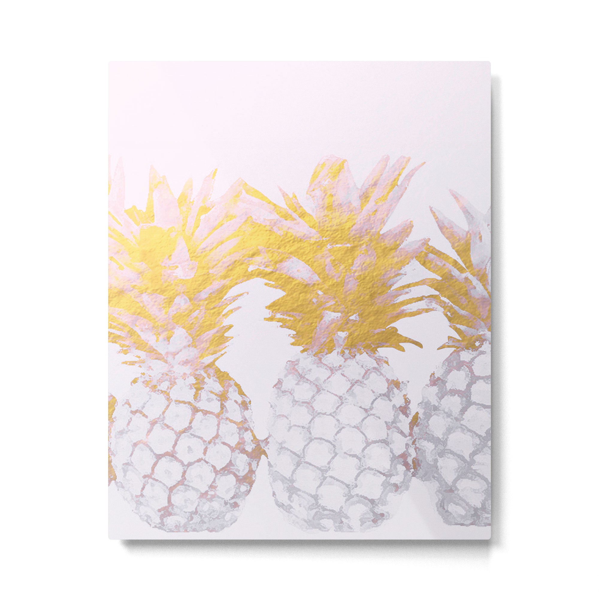 Golden pineapples Metal Print Gallery Image 6