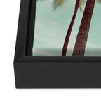 Good Vibes palms Framed Canvas Print Gallery Image 3