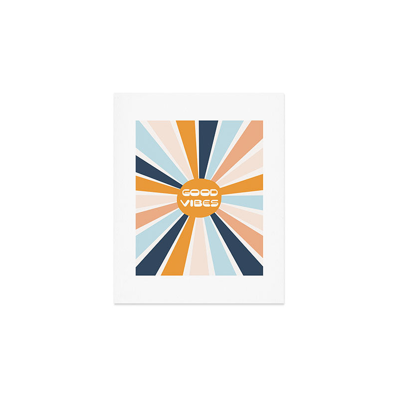 Good Vibes Sunshine Art Print Gallery Image 1