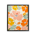 Happiness blooms Framed Canvas Print Gallery Image 6