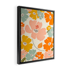 Happiness blooms Framed Canvas Print Gallery Image 2