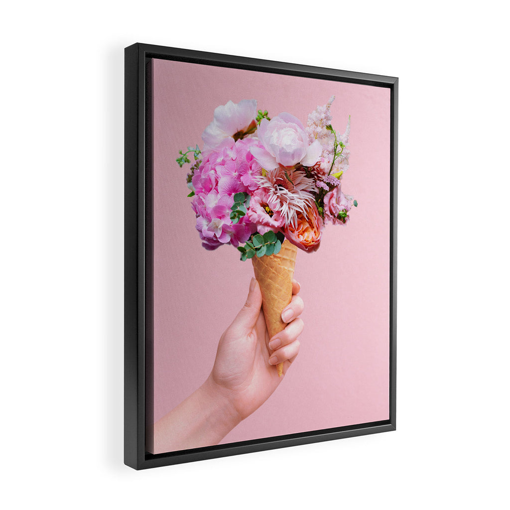 Ice Cream Bouquet Framed Canvas Print Gallery Image 2