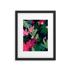 Into the jungle - deep night Framed Art Print Gallery Image 5