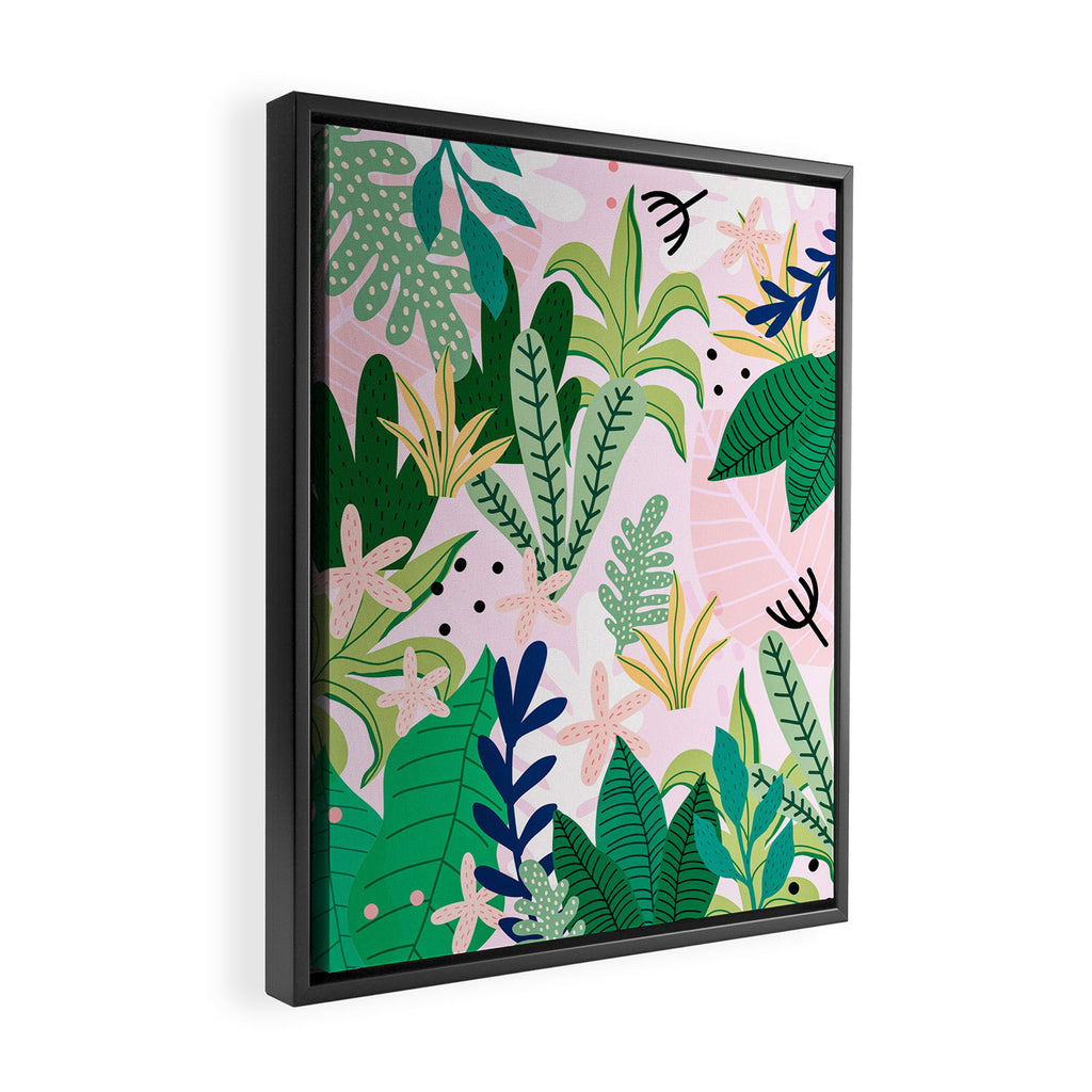Into the jungle - sunrise Framed Canvas Print Gallery Image 2