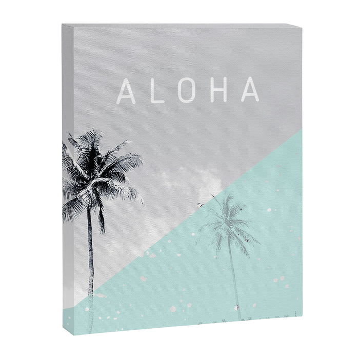 Island vibes retro - Aloha Canvas Print Gallery Image 1