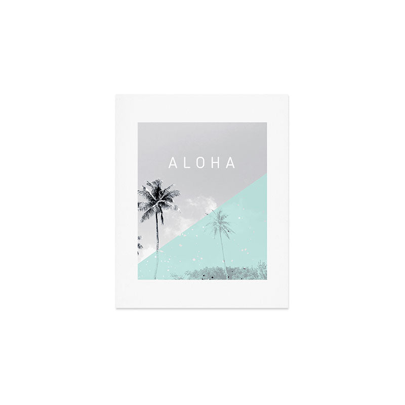 Island vibes retro - Aloha Art Print Gallery Image 1