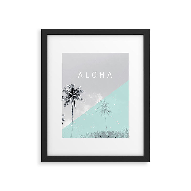 Island vibes retro - Aloha Framed Art Print Gallery Image 6