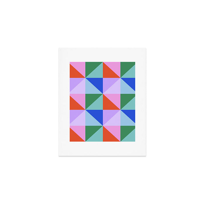 Kaleidoscope - brights Art Print Gallery Image 1