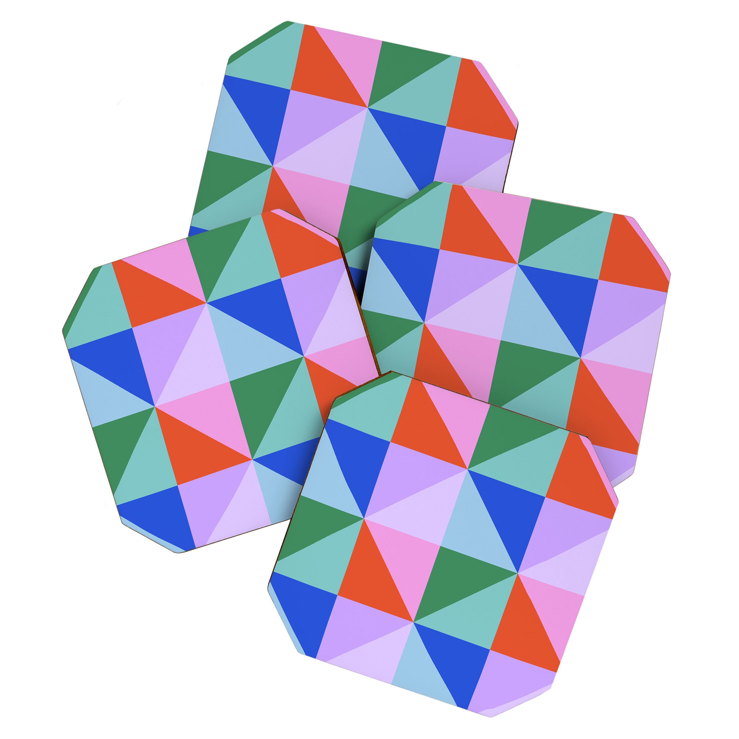 Kaleidoscope - brights Coaster Gallery Image 1