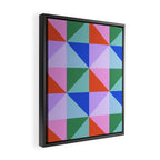 Kaleidoscope - brights Framed Canvas Print Gallery Image 2