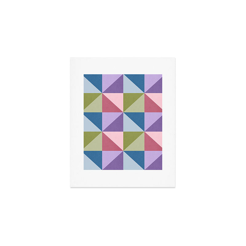 Kaleidoscope - patchouli Art Print Gallery Image 1