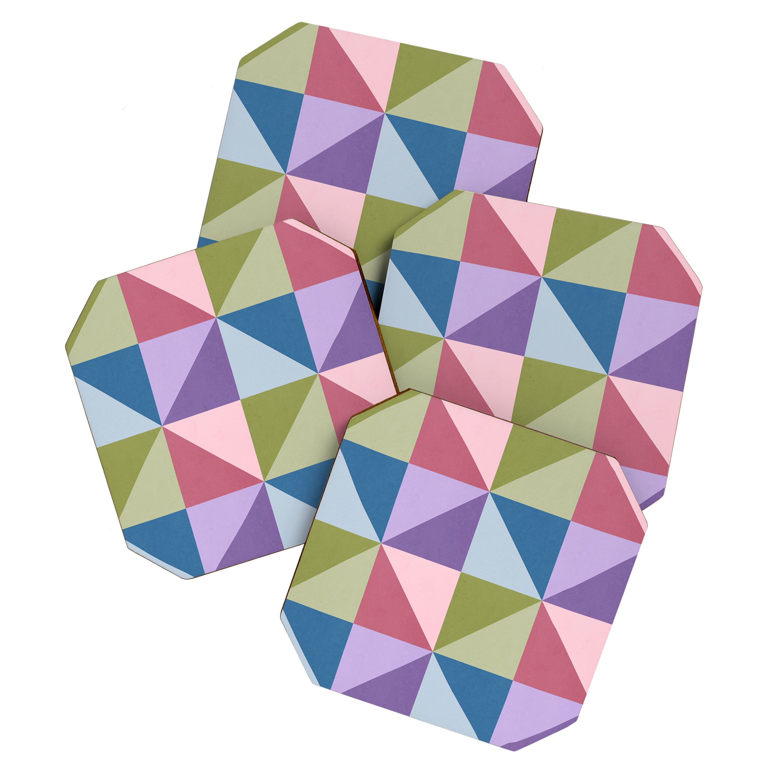 Kaleidoscope - patchouli Coaster Gallery Image 1