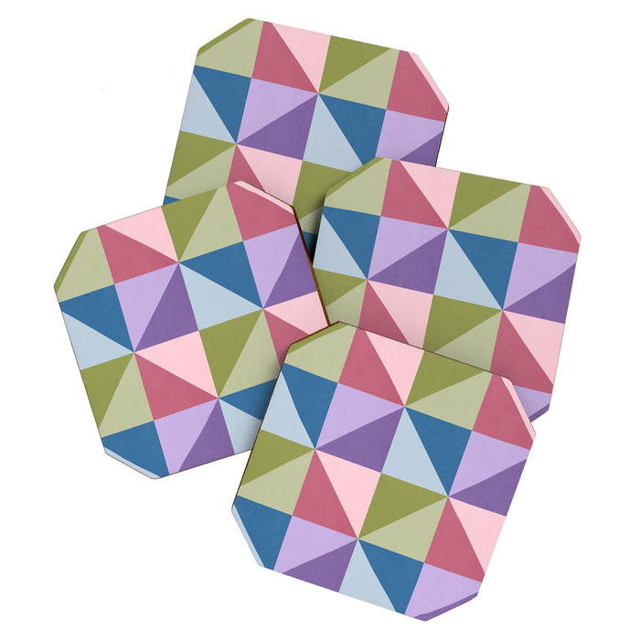 Kaleidoscope - patchouli Coaster Gallery Image 1