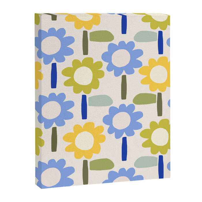 Lazy Daisy stitch - Spring Canvas Print Gallery Image 1
