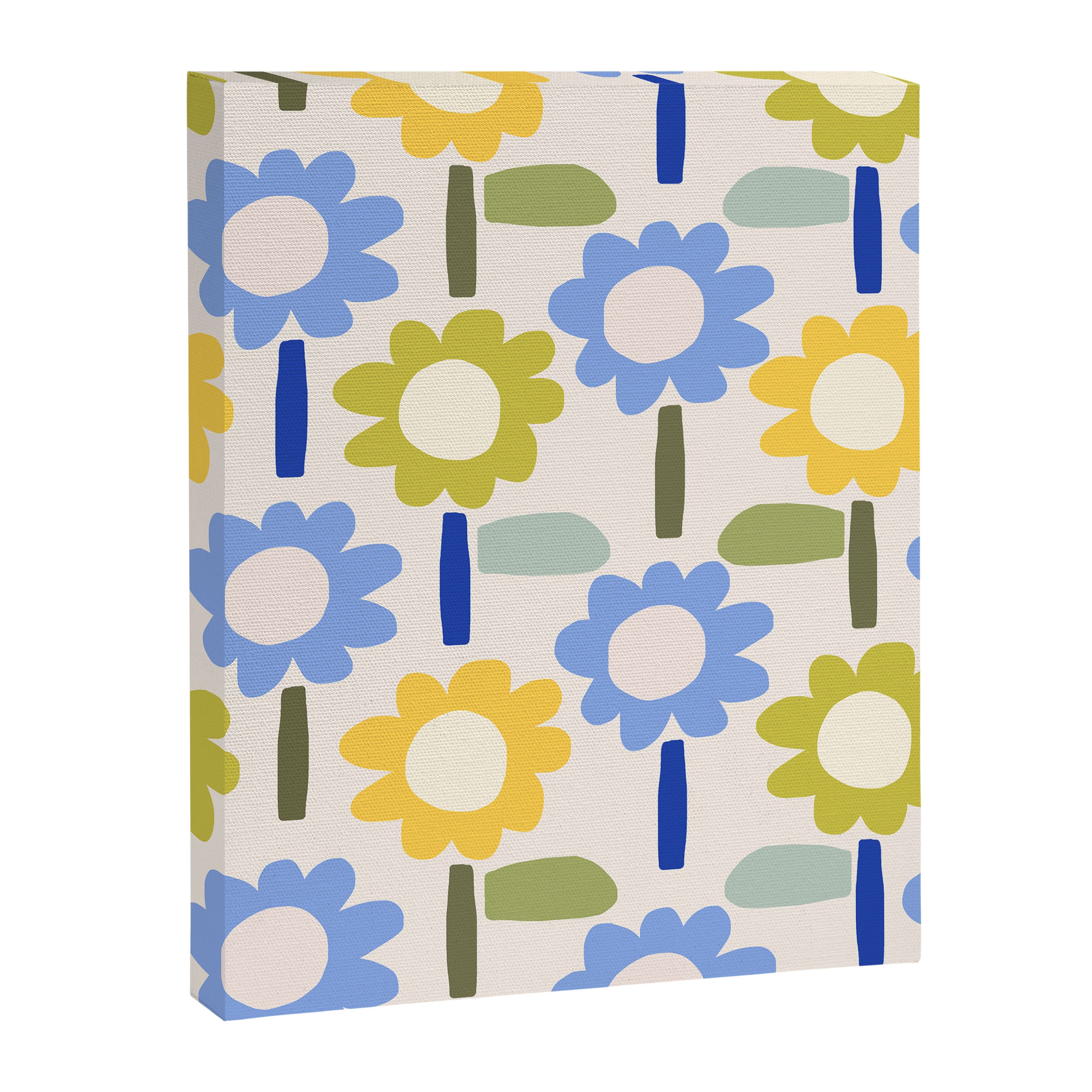 Lazy Daisy stitch - Spring Canvas Print Gallery Image 6