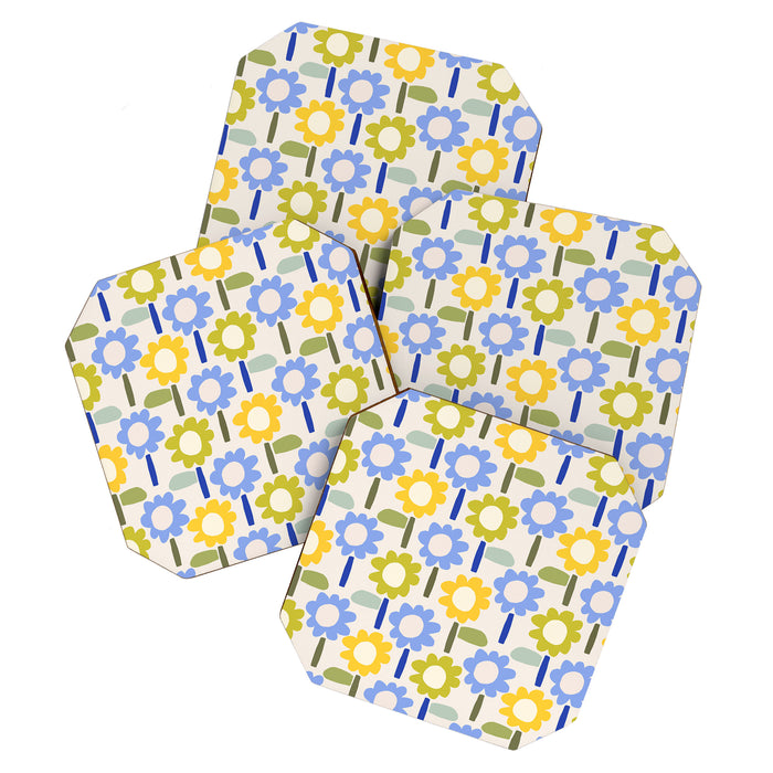 Lazy Daisy stitch - Spring Coaster Gallery Image 1