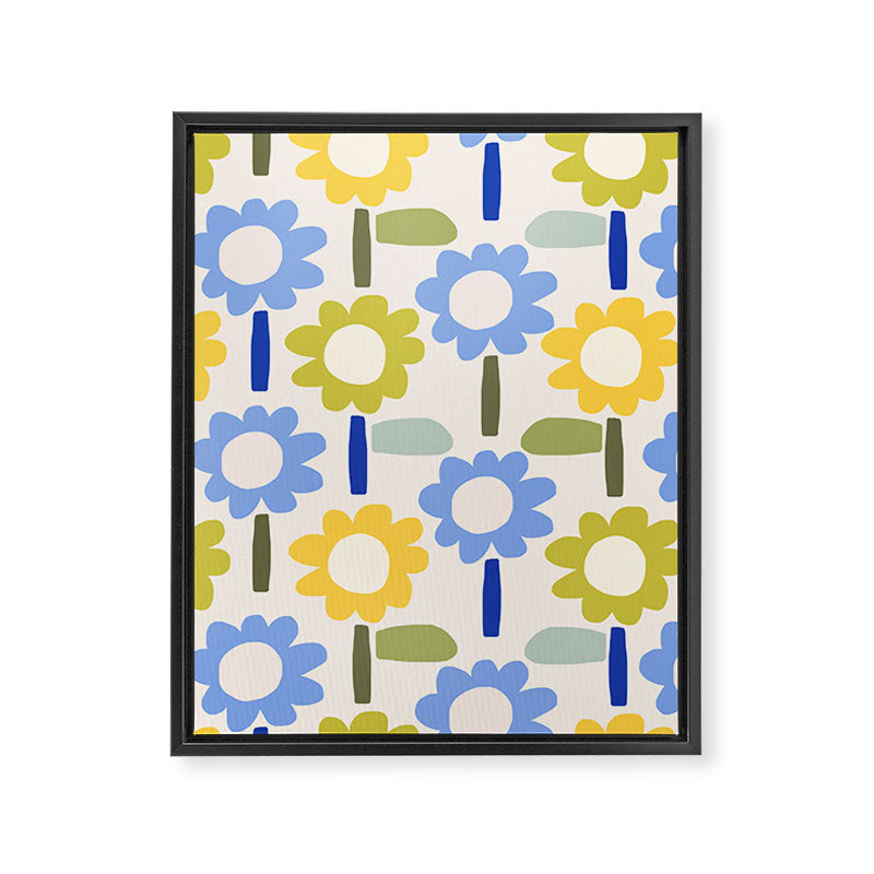 Lazy Daisy stitch - Spring Framed Canvas Print Gallery Image 6