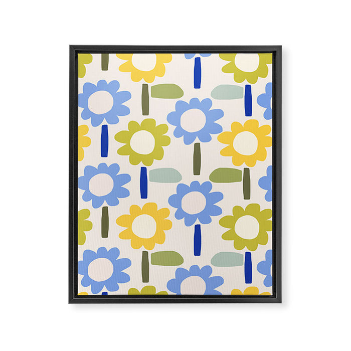 Lazy Daisy stitch - Spring Framed Canvas Print Gallery Image 1