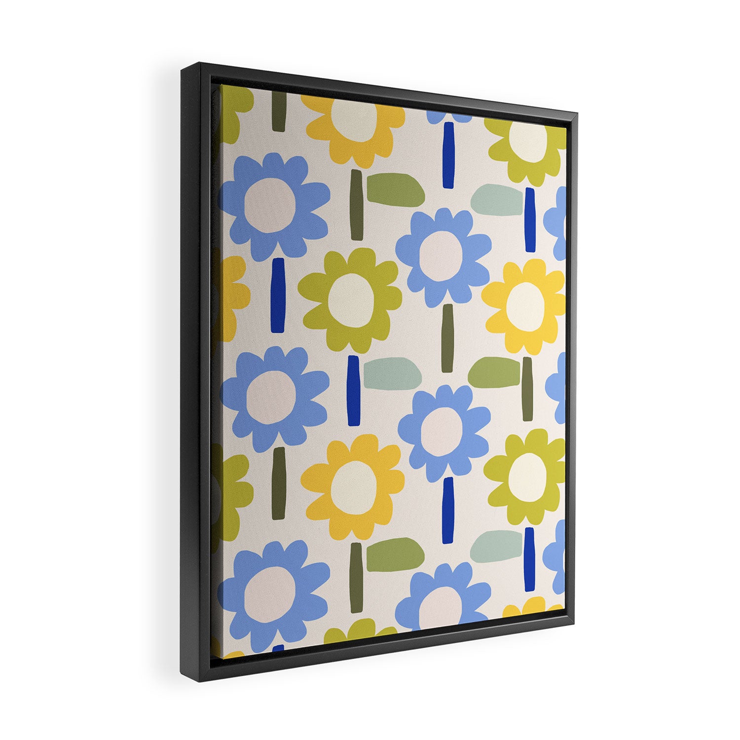 Lazy Daisy stitch - Spring Framed Canvas Print Gallery Image 2