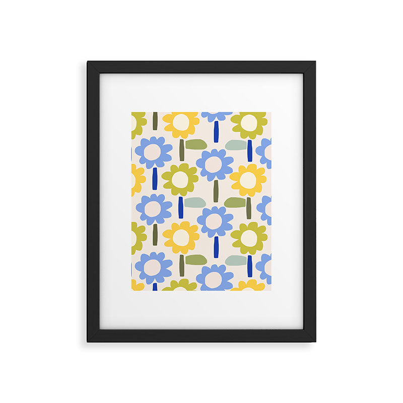 Lazy Daisy stitch - Spring Framed Art Print Gallery Image 5