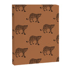Leopard pattern - terracotta Canvas Print Gallery Image 8