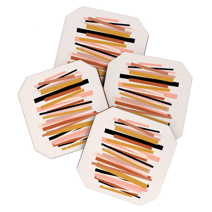 Linear stack Coaster Gallery Image 1