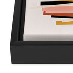 Linear stack Framed Canvas Print Gallery Image 3