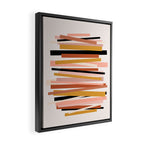 Linear stack Framed Canvas Print Gallery Image 2