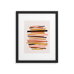 Linear stack Framed Art Print Gallery Image 5