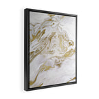 Liquid gold marble II Framed Canvas Print Gallery Image 2