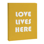 Love Lives Here Canvas Print Gallery Image 6