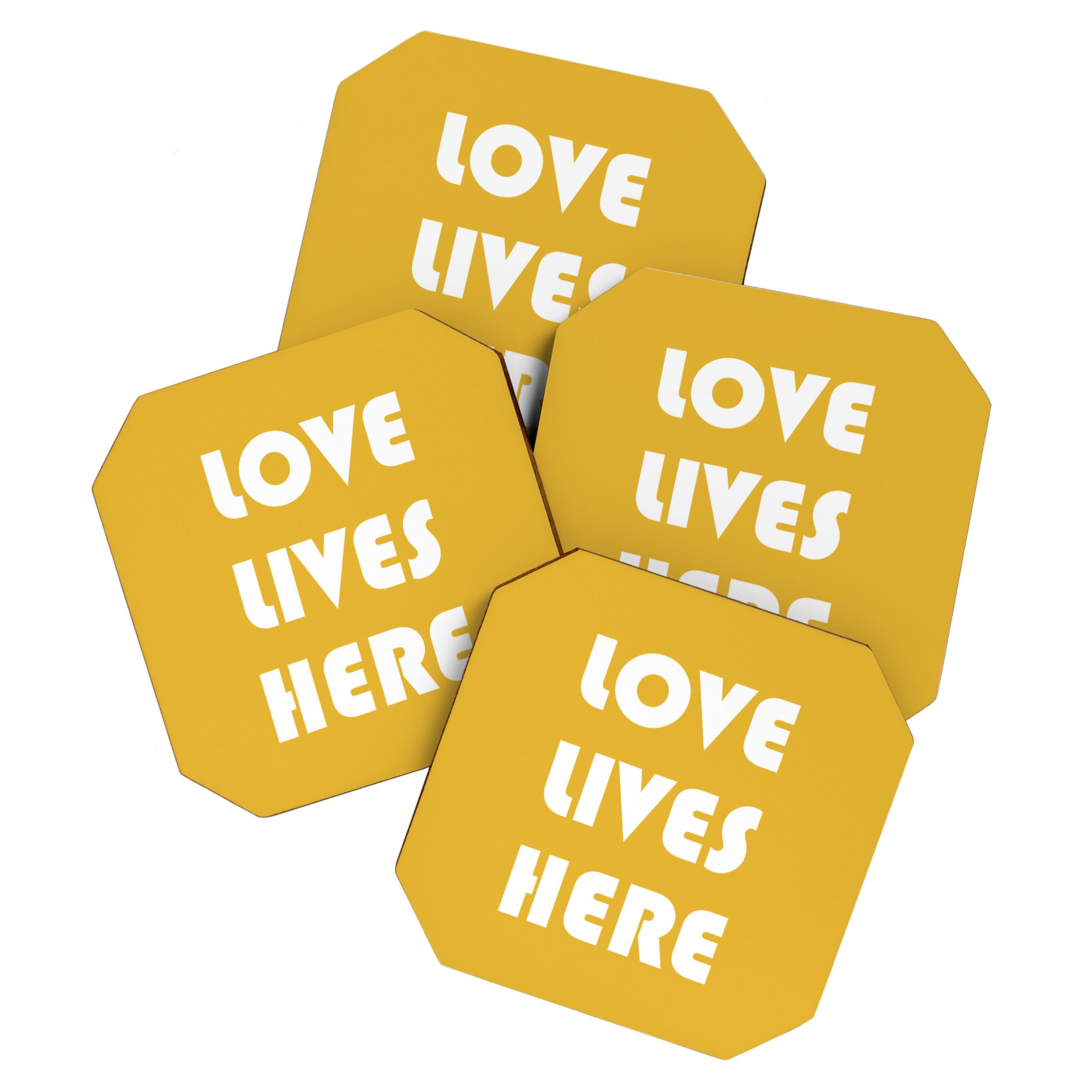 Love Lives Here Coaster Gallery Image 1