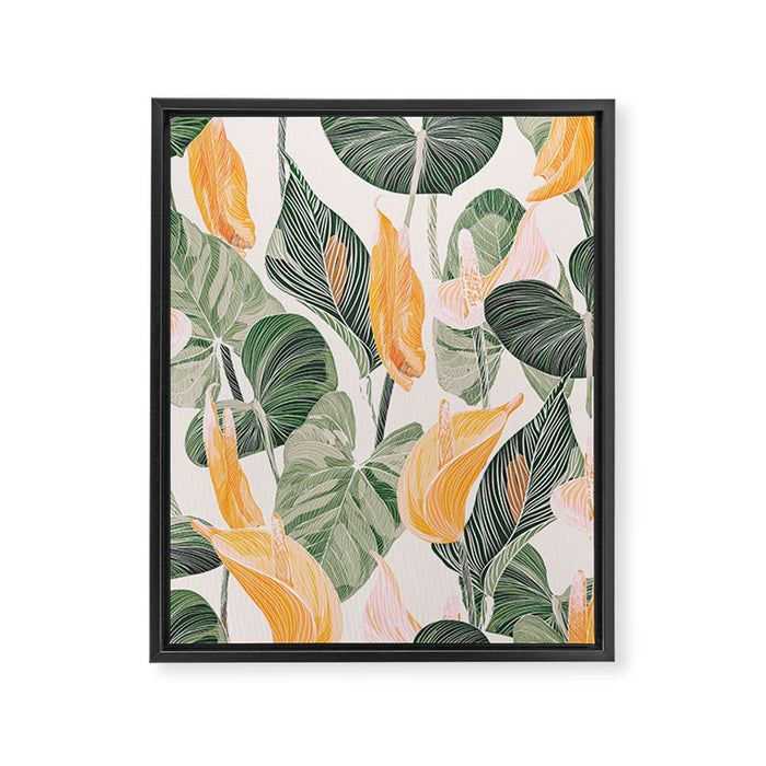 Lush Lily - Autumn Framed Canvas Print Gallery Image 1