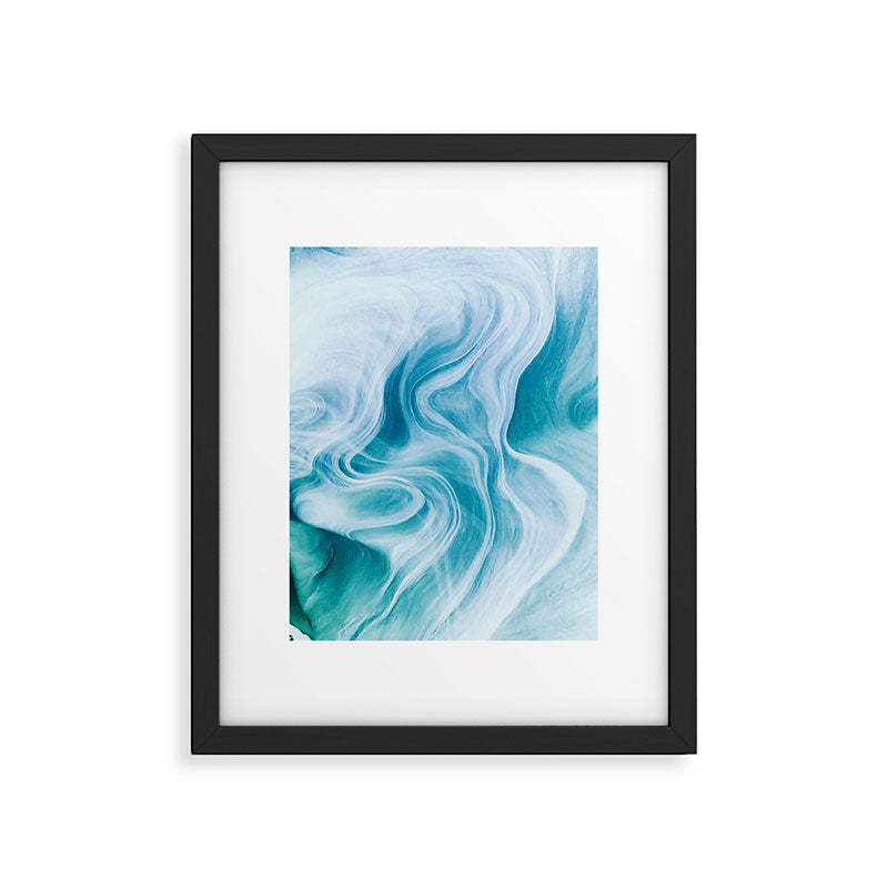 Marble sandstone - oceanic Framed Art Print Gallery Image 4