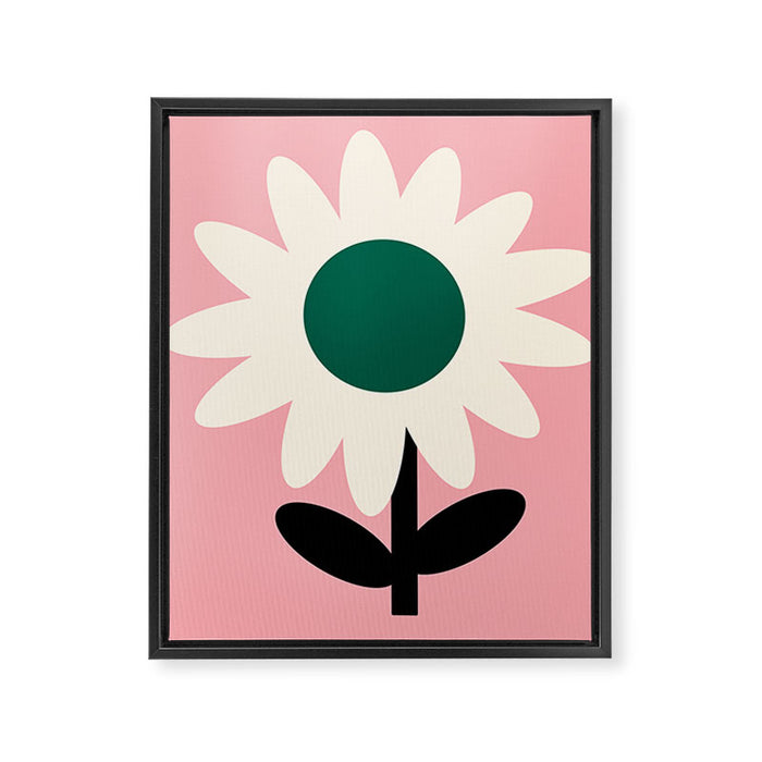 Maxi Bloom - daisy Framed Canvas Print Gallery Image 1