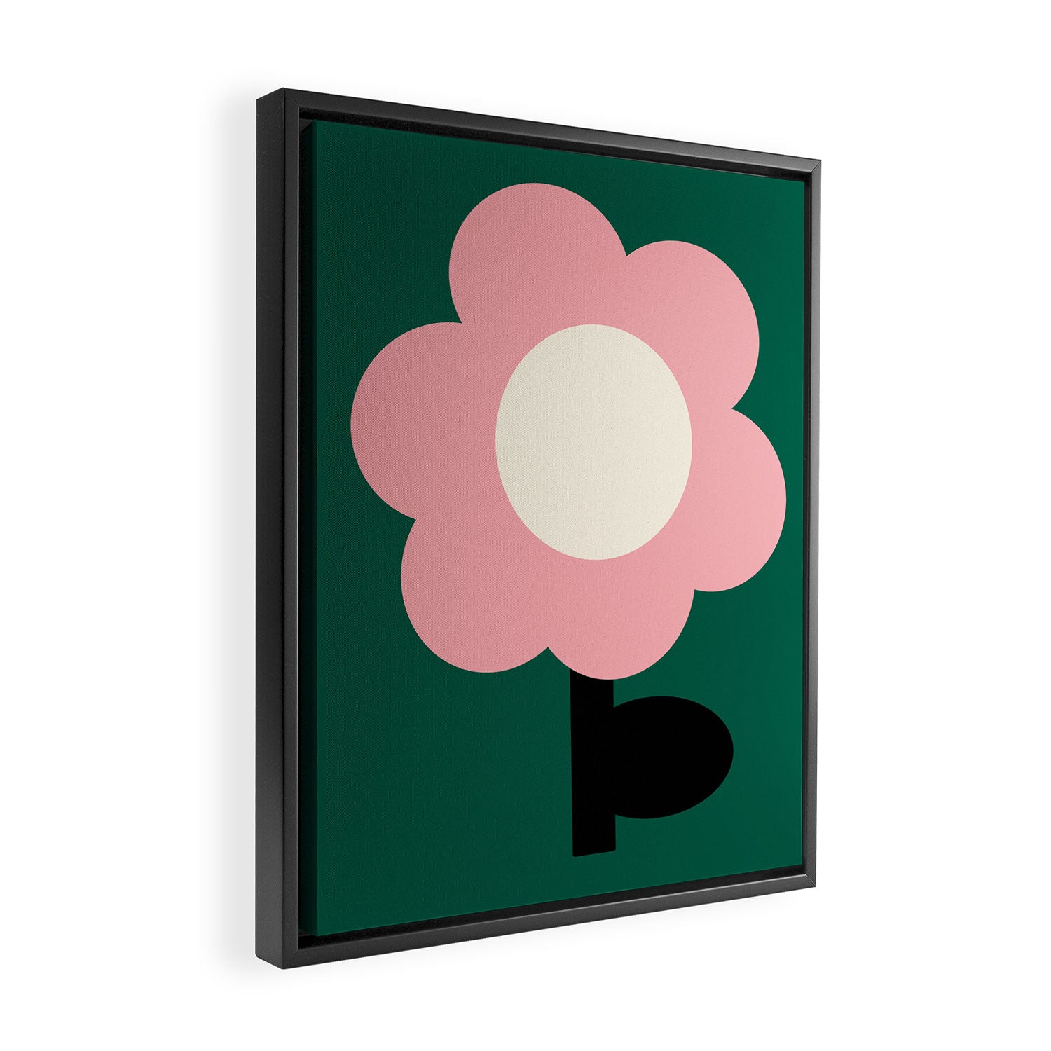 Maxi Bloom - poppy Framed Canvas Print Gallery Image 2