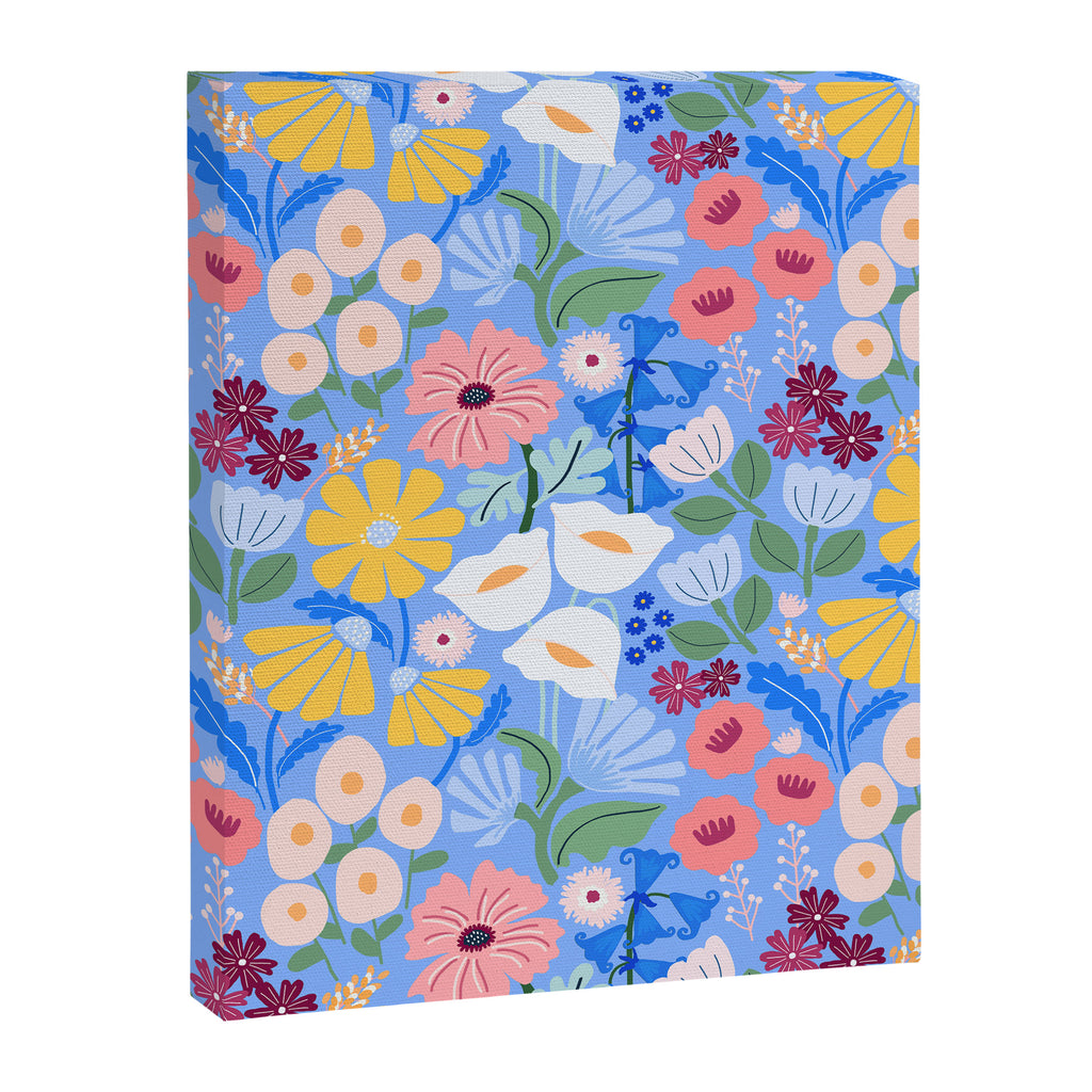 Meadow muse - blue Canvas Print Gallery Image 6