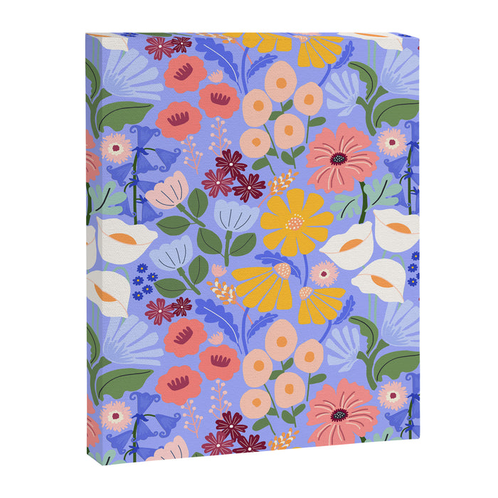 Meadow muse - periwinkle Canvas Print Gallery Image 1